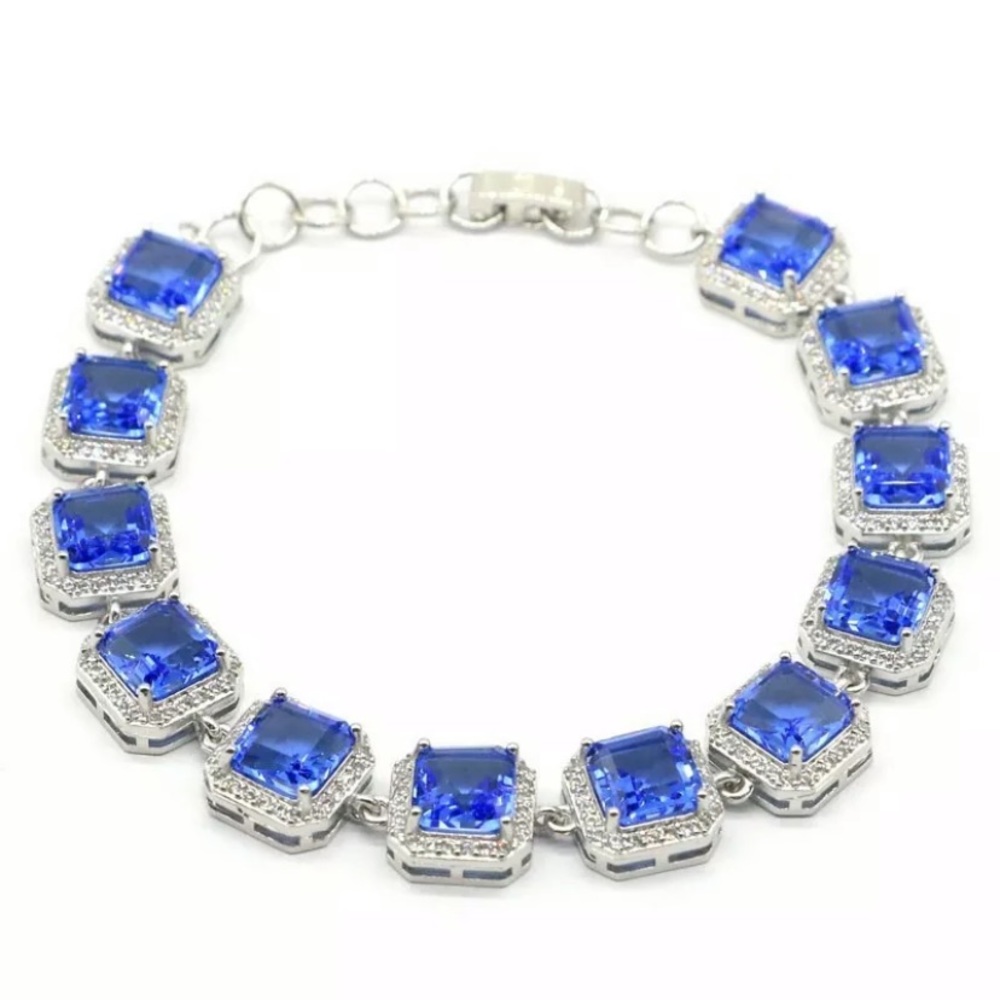 Luxury Tanzanite Bracelet (925 silver)